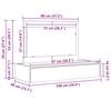 vidaXL Τραπέζι περιποίησης Καφέ 100 x 40 x 70 εκ. Επεξεργασμένο ξύλο