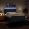 vidaXL &Kappa;&rho;&epsilon;&beta;ά&tau;&iota; Boxspring &mu;&epsilon; &Sigma;&tau;&rho;ώ&mu;&alpha; &Mu;&pi;&lambda;&epsilon; 200x200 &epsilon;&kappa;. &Upsilon;&phi;&alpha;&sigma;&mu;ά&tau;&iota;&nu;&omicron;