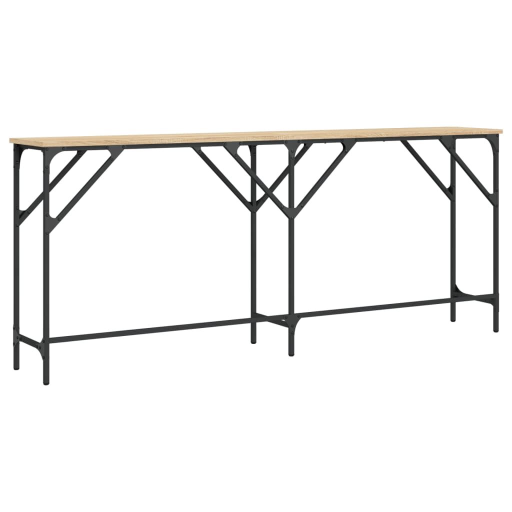 vidaXL Τραπέζι Κονσόλα Sonoma Δρυς 180x29x75 εκ. Επεξεργασμένο Ξύλο