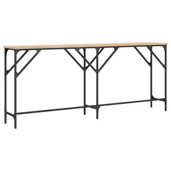 vidaXL Τραπέζι Κονσόλα Sonoma Δρυς 180x29x75 εκ. Επεξεργασμένο Ξύλο