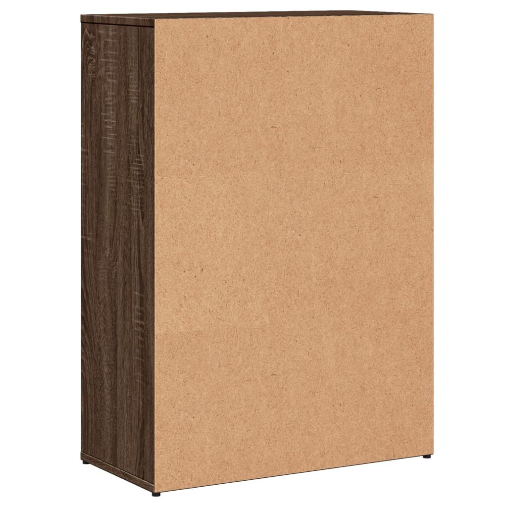 vidaXL Βοηθητικό Ντουλάπι Καφέ Δρυς 60x30x84εκ. από Επεξεργασμένο Ξύλο