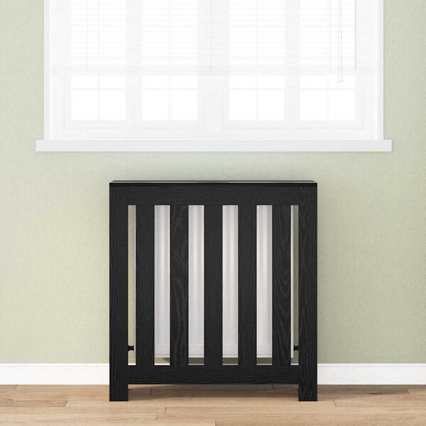 vidaXL Καπάκι Καλοριφέρ Μαύρη Οξυά 78 x 20 x 82 cm