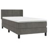 vidaXL &Kappa;&rho;&epsilon;&beta;ά&tau;&iota; Boxspring &mu;&epsilon; &Sigma;&tau;&rho;ώ&mu;&alpha; &Sigma;&kappa;&omicron;ύ&rho;&omicron; &Gamma;&kappa;&rho;&iota; 80x200 &epsilon;&kappa;. &Beta;&epsilon;&lambda;&omicron;ύ&delta;&iota;&nu;&omicron;