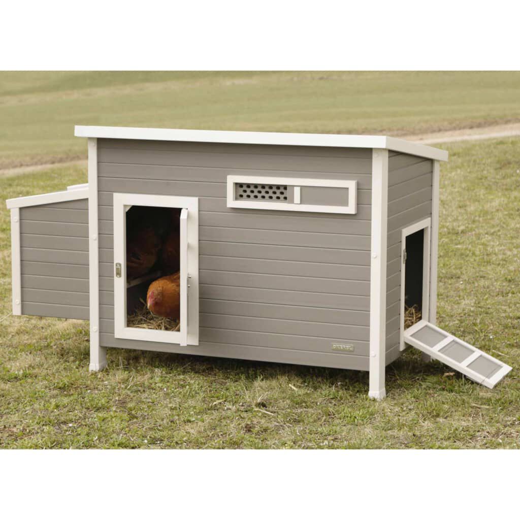 Kerbl Κοτέτσι ECO Barney Γκρι / Λευκό 137 x 73 x 83 εκ. Πλαστικό