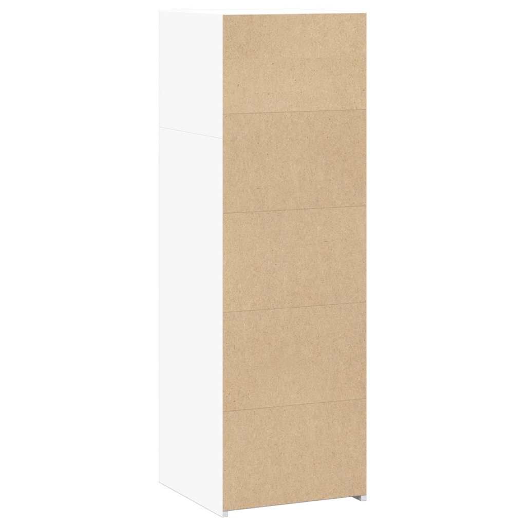 vidaXL Ντουλάπι Λευκό 40x41x124 εκ. από Επεξεργασμένο Ξύλο