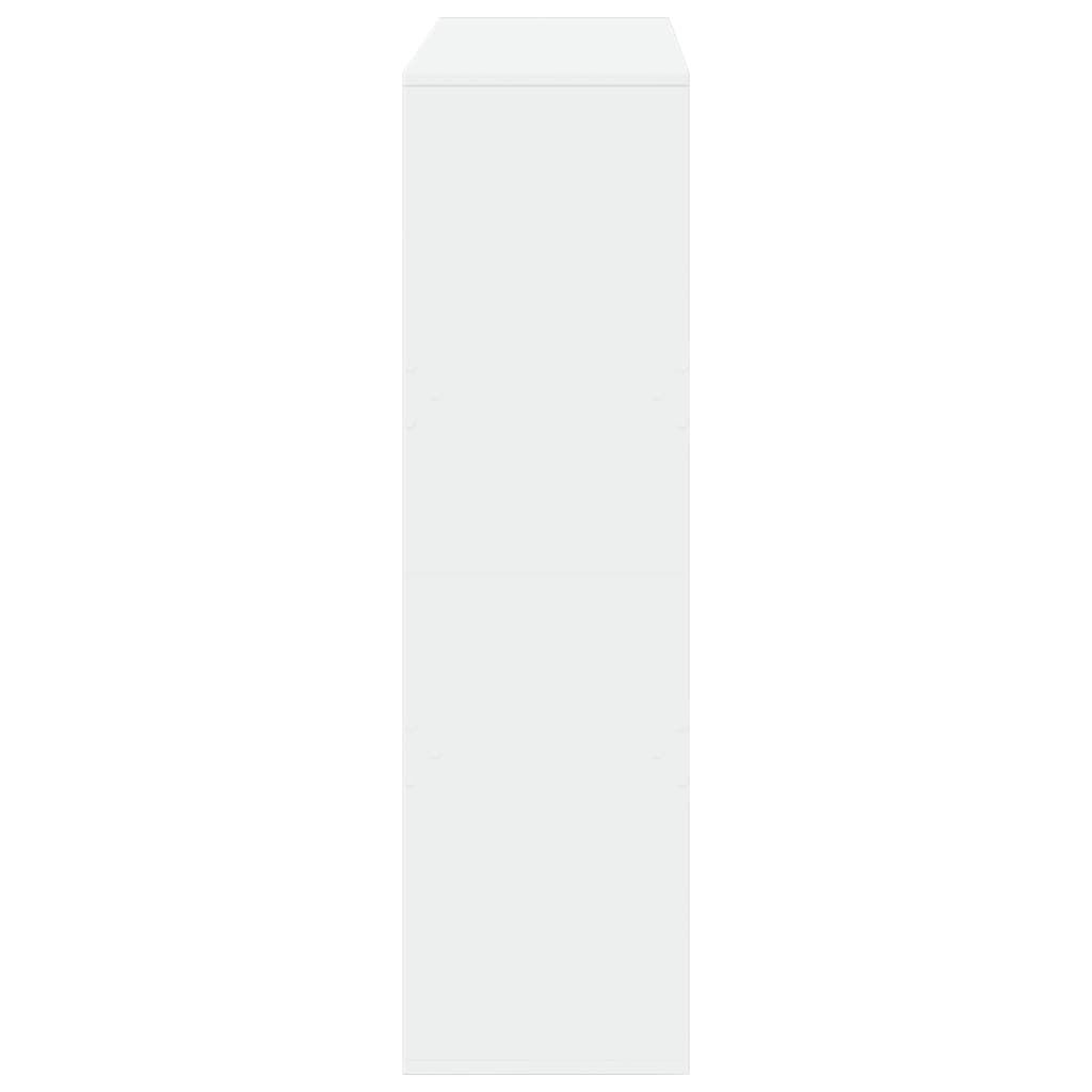 vidaXL Βιβλιοθήκη/Διαχωριστικό Χώρου Λευκό 100x33x115 εκ. Επεξ. Ξύλο