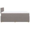 vidaXL &Kappa;&rho;&epsilon;&beta;ά&tau;&iota; Boxspring &mu;&epsilon; &Sigma;&tau;&rho;ώ&mu;&alpha; Taupe 120x200 &epsilon;&kappa;. &Upsilon;&phi;&alpha;&sigma;&mu;ά&tau;&iota;&nu;&omicron;