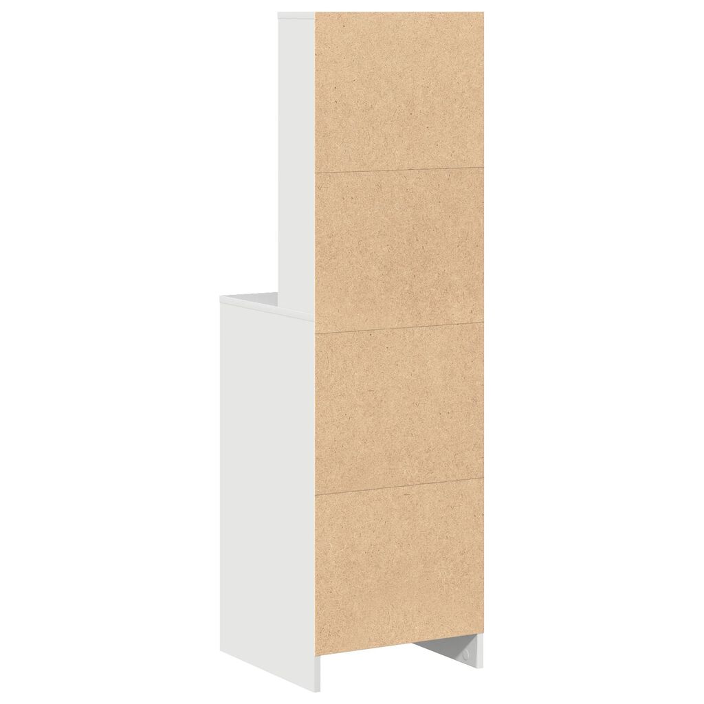 vidaXL Υψηλός μπουφές Λευκός 40x41x135 εκ. Ξύλο επεξεργασμένου