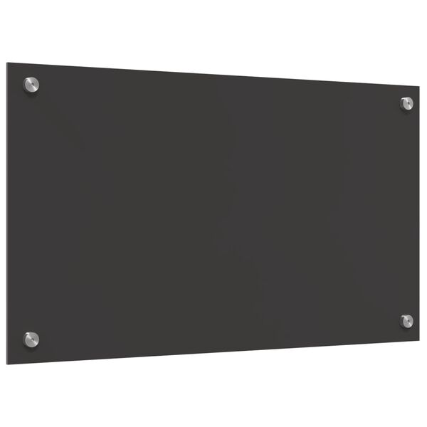 vidaXL Πίσω Πάνελ Κουζίνας Σκούρο γκρι 70 x 40 x 0.6 εκ.