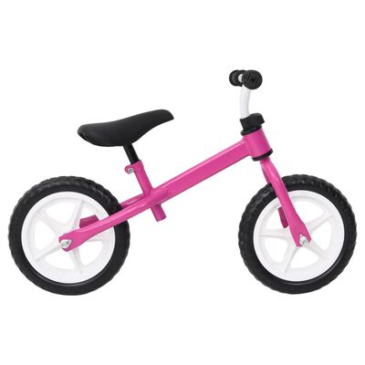 vidaXL Ποδήλατο Ισορροπίας με Τροχούς 9,5 ιντσών Ροζ