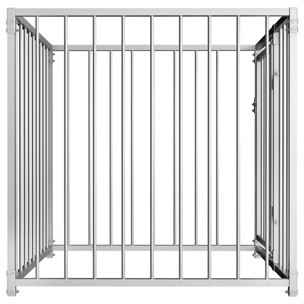vidaXL Κλουβί Σκύλου Εξωτερικού Χώρου 100 x 100 x 100 εκ.
