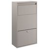 vidaXL Θυρίδα Πακέτων με αποθήκευση Καφέ 44 x 22 x 82 εκ. Ατσάλι