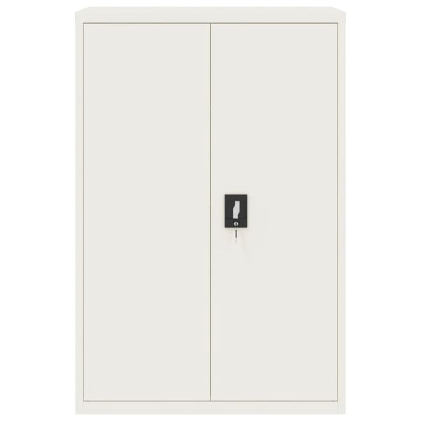 vidaXL Αρχειοθήκη Λευκή 90 x 40 x 140 εκ. Ατσάλινη