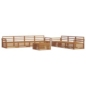 vidaXL &Sigma;&epsilon;&iota;&rho;ά &Kappa;&alpha;&nu;&alpha;&pi;έ &Epsilon;&xi;&omega;&tau;&epsilon;&rho;&iota;&kappa;&omicron;ύ 8 pcs &Phi;&upsilon;&sigma;&iota;&kappa;ό &Sigma;&tau;&epsilon;&rho;&epsilon;ό &Xi;ύ&lambda;&omicron; &Alpha;&kappa;&alpha;&kappa;ί&alpha;&sigmaf;