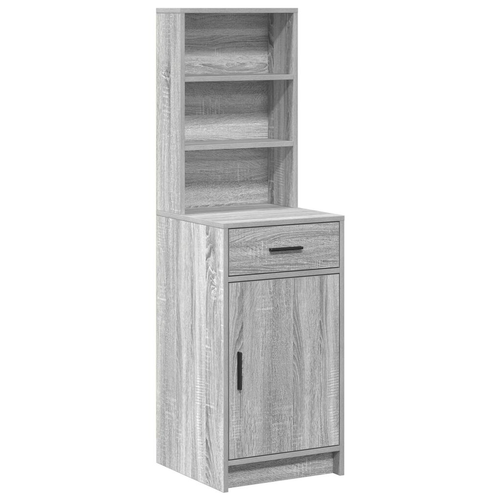 vidaXL Υψηλό Ντουλάπι Γκρι Sonoma 40x41x135 εκ. Επεξεργασμένο Ξύλο