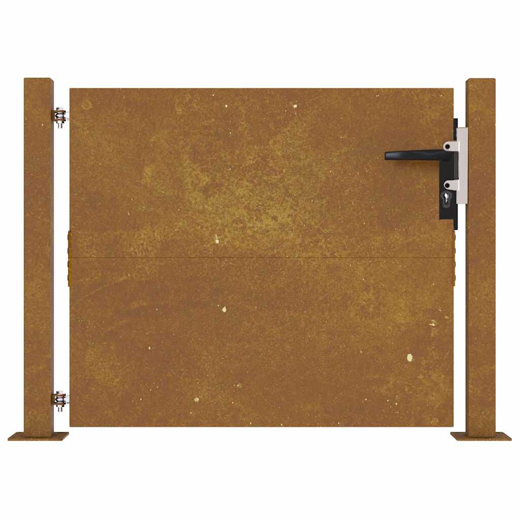 vidaXL Πύλη Κήπου 105x80 εκ. από Ατσάλι Corten