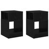 vidaXL End Table 2 &tau;&mu;&chi;. &Mu;&alpha;ύ&rho;&eta; &Omicron;&xi;&upsilon;ά 30,5 x 30 x 45 &epsilon;&kappa;