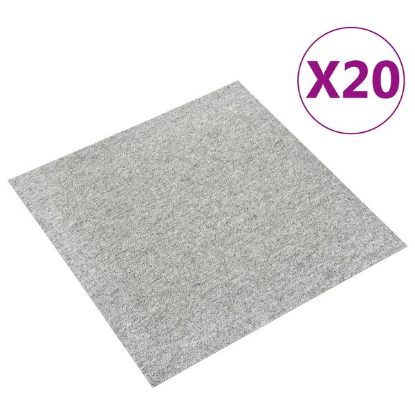 vidaXL &Chi;&alpha;&lambda;ί 20 pcs &Alpha;&nu;&omicron;&iota;&chi;&tau;ό &gamma;&kappa;&rho;&iota; 50 x 50 cm 100% &Pi;&omicron;&lambda;&upsilon;&pi;&rho;&omicron;&pi;&upsilon;&lambda;έ&nu;&iota;&omicron;