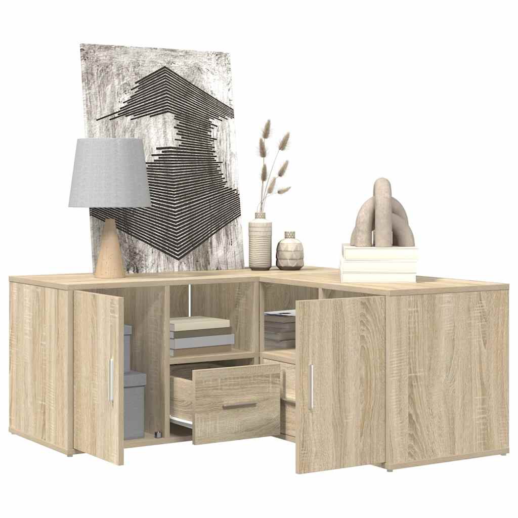 vidaXL Ντουλάπι Γωνιακό Sonoma Δρυς 160x40x45 εκ. Επεξεργασμένο Ξύλο