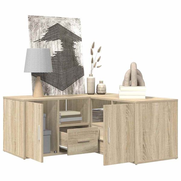 vidaXL Ντουλάπι Γωνιακό Sonoma Δρυς 160x40x45 εκ. Επεξεργασμένο Ξύλο