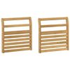 vidaXL &Mu;&omicron;&nu;ά&delta;&alpha; &mu;&pi;&rho;ά&tau;&sigma;&omega;&nu; 2 pcs &Lambda;&epsilon;&upsilon;&kappa;ό 58,5 x 8 x 60 &epsilon;&kappa;.
