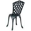 vidaXL Καρέκλα Κήπου 2 pcs Πράσινο 55 x 56.5 x 91εκ Αλουμίνιο