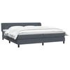 vidaXL Box Spring &Kappa;&rho;&epsilon;&beta;ά&tau;&iota; &mu;&epsilon; &sigma;&tau;&rho;ώ&mu;&alpha;&tau;&alpha; &Sigma;&kappa;&omicron;ύ&rho;&omicron; &gamma;&kappa;&rho;&iota; 180x210 cm Velvet
