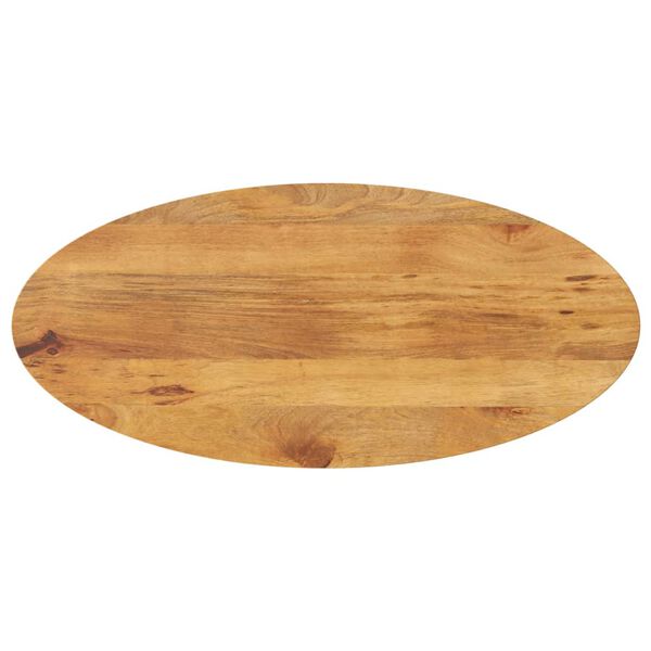 vidaXL Επιφάνεια Τραπεζιού Οβάλ 140x50x2,5 εκ. Μασίφ Ξύλο Μάνγκο