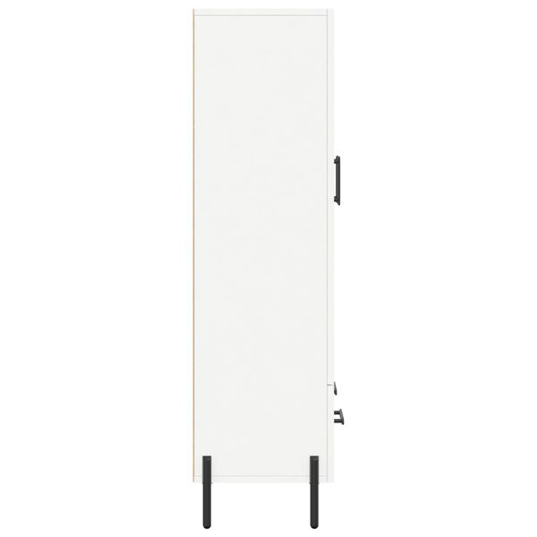 vidaXL Ντουλάπα Λευκή 69,5 x 31 x 115 εκ. από Επεξεργασμένο Ξύλο