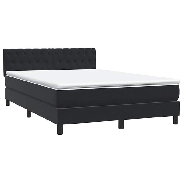 vidaXL &Kappa;&rho;&epsilon;&beta;ά&tau;&iota; Boxspring &mu;&epsilon; &Sigma;&tau;&rho;ώ&mu;&alpha; &Mu;&alpha;ύ&rho;&omicron; 160x210 &epsilon;&kappa;. &Beta;&epsilon;&lambda;&omicron;ύ&delta;&iota;&nu;&omicron;