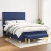 vidaXL &Kappa;&rho;&epsilon;&beta;ά&tau;&iota; Boxspring &mu;&epsilon; &Sigma;&tau;&rho;ώ&mu;&alpha; &Mu;&pi;&lambda;&epsilon; 140x200 &epsilon;&kappa;. &Upsilon;&phi;&alpha;&sigma;&mu;ά&tau;&iota;&nu;&omicron;