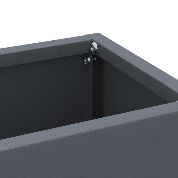 vidaXL Στήριξη Ομπρέλας - Ανθρακί, 28x12x41 εκ., Χάλυβας