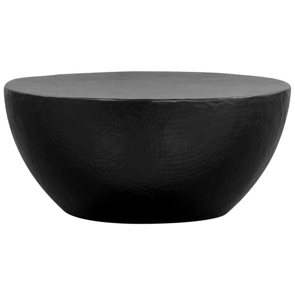 vidaXL Τραπεζάκι Σαλονιού Hammered Μαύρο 70 x 30 εκ. από Αλουμίνιο