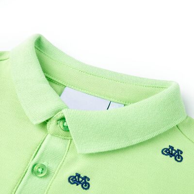 Μπλουζάκι Polo Παιδικό Νέον Πράσινο 92