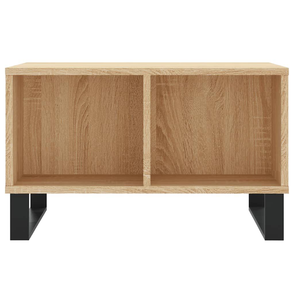 vidaXL Τραπεζάκι Σαλονιού Sonoma Δρυς 60x50x36,5εκ. Επεξεργασμένο Ξύλο