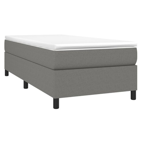 vidaXL &Kappa;&rho;&epsilon;&beta;ά&tau;&iota; Boxspring &mu;&epsilon; &Sigma;&tau;&rho;ώ&mu;&alpha; &Sigma;&kappa;&omicron;ύ&rho;&omicron; &Gamma;&kappa;&rho;&iota; 90x190 &epsilon;&kappa;. &Upsilon;&phi;&alpha;&sigma;&mu;ά&tau;&iota;&nu;&omicron;