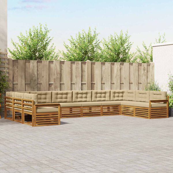 vidaXL &Sigma;&epsilon;&tau; &Kappa;&alpha;&nu;&alpha;&pi;έ 4 pcs &Phi;&upsilon;&sigma;&iota;&kappa;ό &kappa;&alpha;&iota; &Mu;&pi;&epsilon;&zeta; &Sigma;&tau;&epsilon;&rho;&epsilon;ό &Xi;ύ&lambda;&omicron; &Alpha;&kappa;&alpha;&kappa;ί&alpha;&sigmaf;