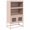 vidaXL Highboard &Rho;&omicron;&zeta; 68x39x123 cm &Alpha;&tau;&sigma;ά&lambda;&iota;