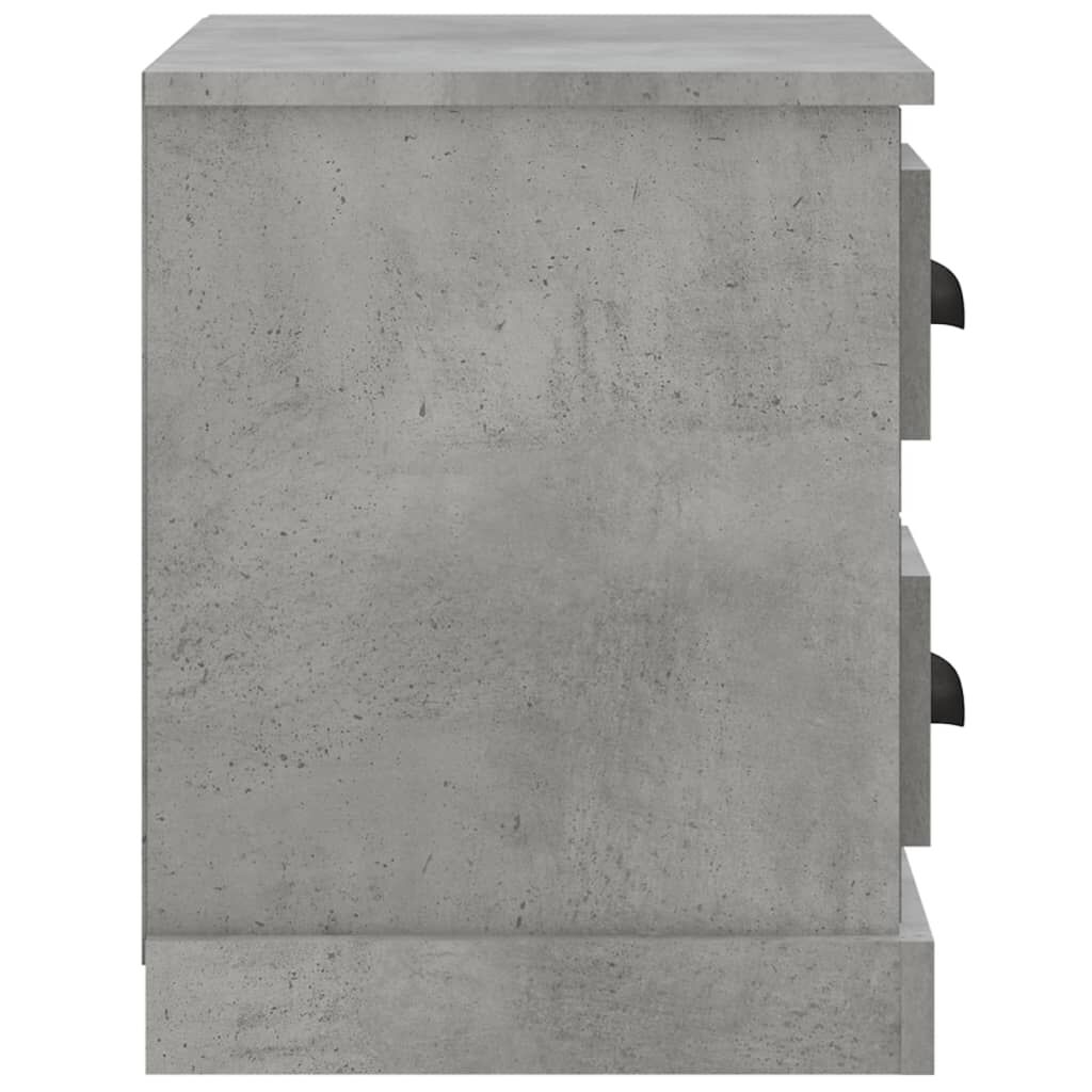 vidaXL Κομοδίνο Γκρι Σκυροδέματος 60 x 35,5 x 45 εκ.