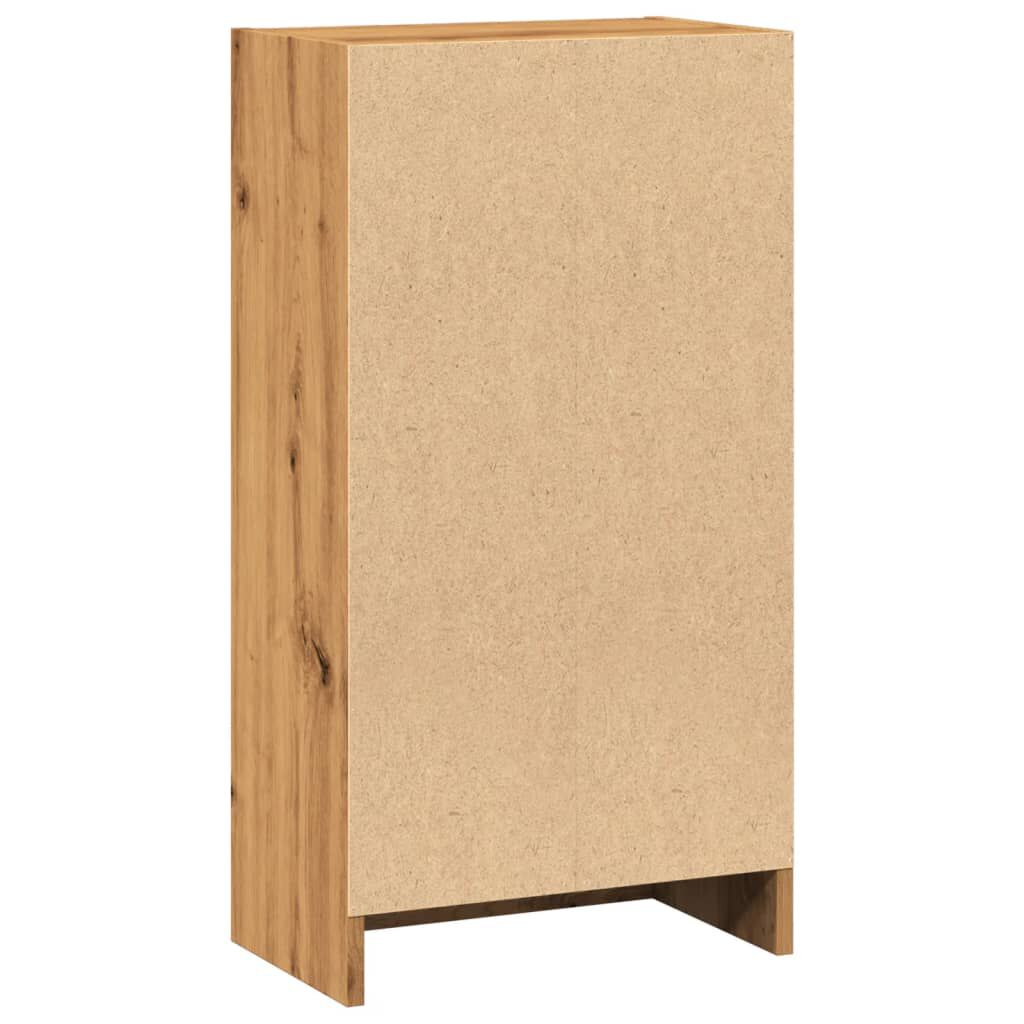 vidaXL Βιβλιοθήκη Αρτισιανή Δρυς 40x24x76 εκ. από Επεξεργασμένο Ξύλο