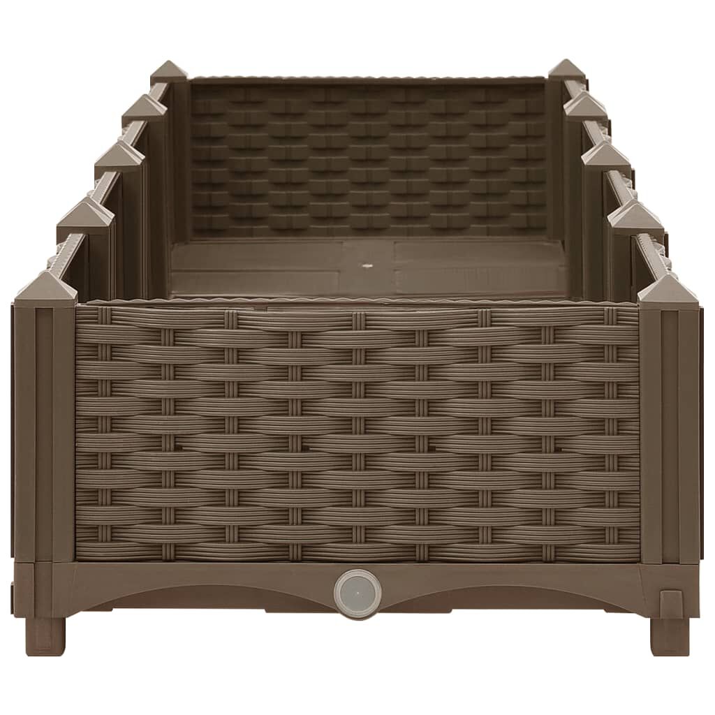 vidaXL Ζαρντινιέρα 160 x 40 x 23 εκ. από Πολυπροπυλένιο