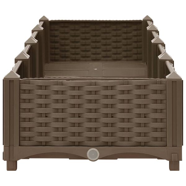 vidaXL Ζαρντινιέρα 160 x 40 x 23 εκ. από Πολυπροπυλένιο
