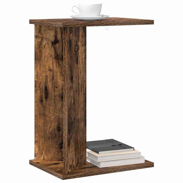 vidaXL End Table &Kappa;&alpha;&pi;&nu;&iota;&sigma;&tau;ό &Delta;&rho;ύ&sigmaf; 35 x 25 x 50 &epsilon;&kappa; &Epsilon;&pi;&epsilon;&xi;&epsilon;&rho;&gamma;&alpha;&sigma;&mu;έ&nu;&omicron; &xi;ύ&lambda;&omicron;
