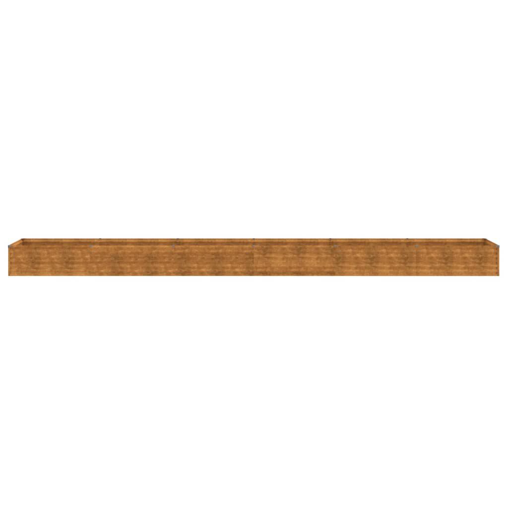 vidaXL Ζαρντινιέρα 580 x 50 x 36 εκ. από Ατσάλι Σκληρυθέν στον Αέρα