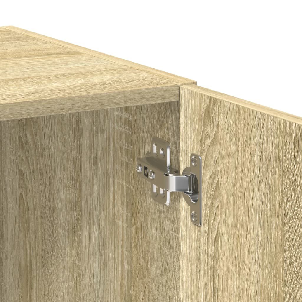 vidaXL Ραφιέρα με Ντουλάπια Sonoma Δρυς 70x42,5x225 εκ. Επεξ. Ξύλο