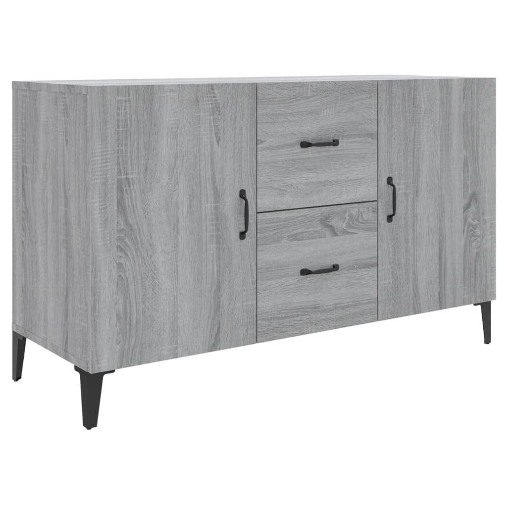 vidaXL Μπουφές Γκρι Sonoma 100 x 36 x 60 εκ. από Επεξεργασμένο Ξύλο
