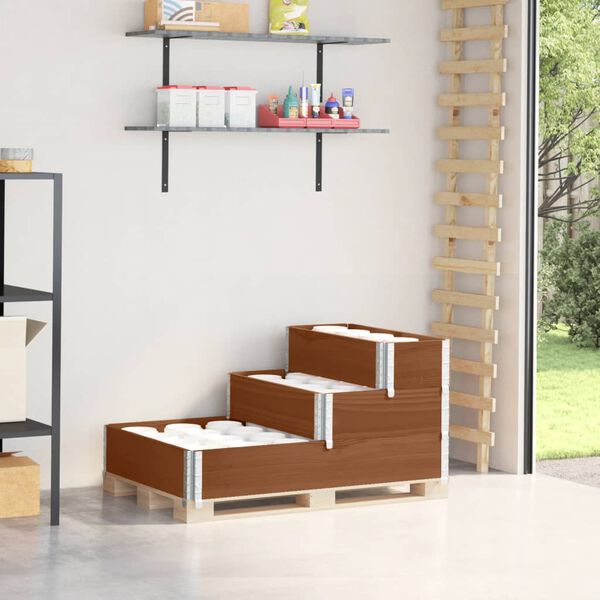 vidaXL &Zeta;&alpha;&rho;&nu;&tau;&iota;&nu;&iota;έ&rho;&alpha; &Upsilon;&pi;&epsilon;&rho;. 3 &Epsilon;&pi;&iota;&pi;έ&delta;&omega;&nu; &Kappa;&alpha;&phi;έ 120x80 &epsilon;&kappa;. &Mu;&alpha;&sigma;ί&phi; &Xi;ύ&lambda;&omicron; &Pi;&epsilon;ύ&kappa;&omicron;&upsilon;