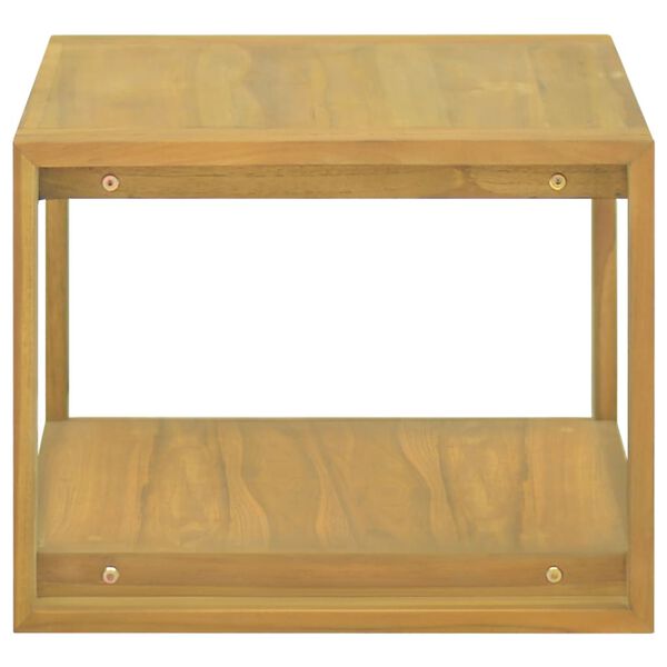 vidaXL Έπιπλο Μπάνιου Επιτοίχιο 60x45x35 εκ. από Μασίφ Ξύλο Teak
