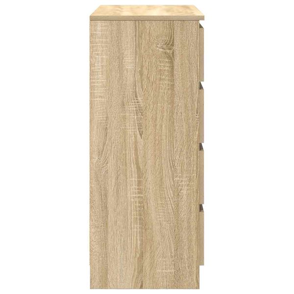 vidaXL Συρταριέρα με Συρτάρια Sonoma Δρυς 71x35x84 εκ. από Επεξ. Ξύλο