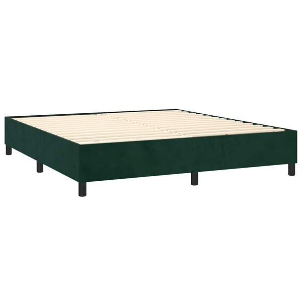 vidaXL &Kappa;&rho;&epsilon;&beta;ά&tau;&iota; Boxspring &mu;&epsilon; &Sigma;&tau;&rho;ώ&mu;&alpha; &Sigma;&kappa;&omicron;ύ&rho;&omicron; &Pi;&rho;ά&sigma;&iota;&nu;&omicron; 180x200&epsilon;&kappa;. &Beta;&epsilon;&lambda;&omicron;ύ&delta;&iota;&nu;&omicron;